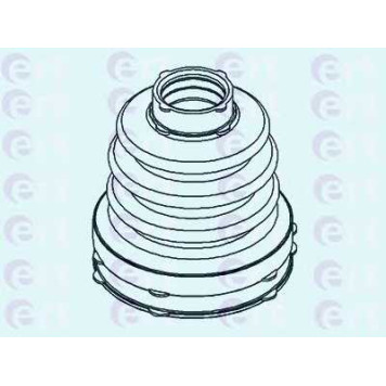 Комплект пылника приводного вала ERT 500437