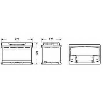 Аккумулятор EXIDE 067TE / EA770-1