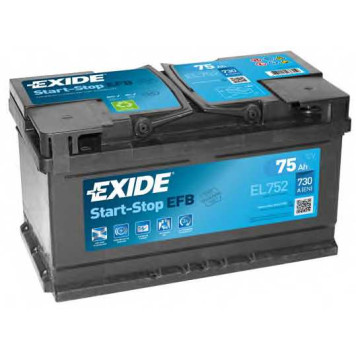 Аккумулятор EXIDE 110EFB / EL752