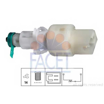 Выключатель фонаря сигнала торможения FACET EPS 1.810.127 / 7.1127