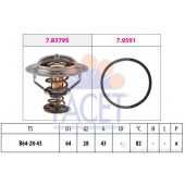 Термостат охлаждающей жидкости FACET EPS 1.880.379 / 7.8379