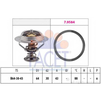 Термостат охлаждающей жидкости FACET EPS 1.880.651 / 7.8651