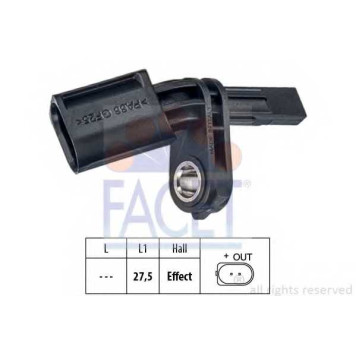 Датчик частоты вращения колеса FACET EPS 1.960.006 / 21.0006
