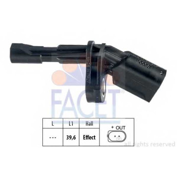 Датчик частоты вращения колеса FACET EPS 1.960.008 / 21.0008