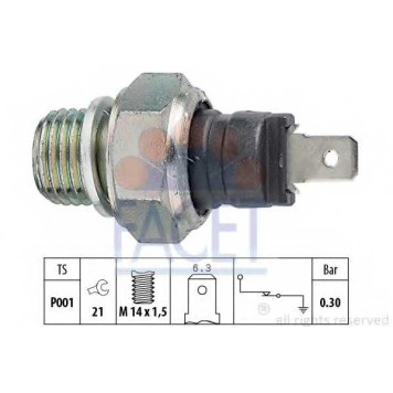 Датчик давления масла FACET EPS 1.800.000 / 7.0000