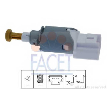 Выключатель фонаря сигнала торможения FACET EPS 1.810.225 / 7.1225