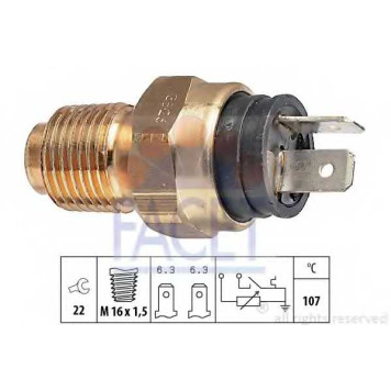 Датчик температуры охлаждающей жидкости FACET EPS 1.830.526 / 7.3526