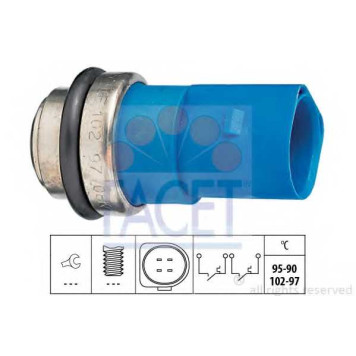 Термовыключатель вентилятора радиатора FACET EPS 1.850.692 / 7.5692