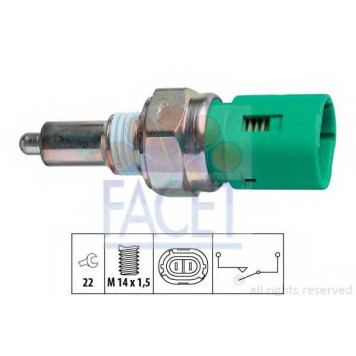 Выключатель фары заднего хода FACET EPS 1.860.096 / 7.6096