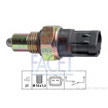 Выключатель фары заднего хода FACET EPS 1.860.219 / 7.6219