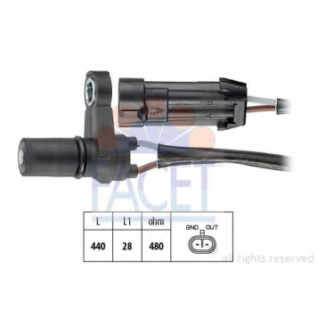 Датчик частоты вращения АКПП FACET EPS 1.953.495 / 9.0495