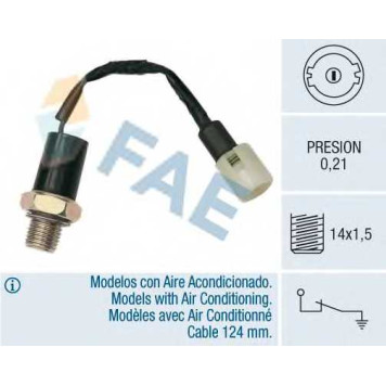 Датчик давления масла FAE 12510