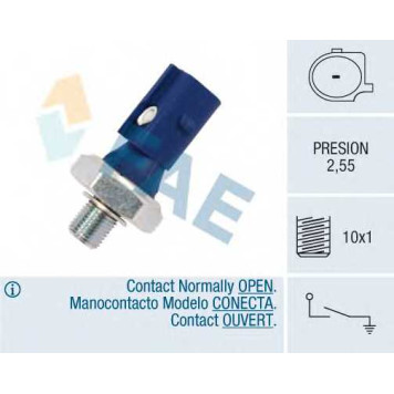 Датчик давления масла FAE 12875