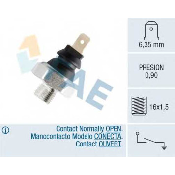 Датчик давления масла FAE 12935