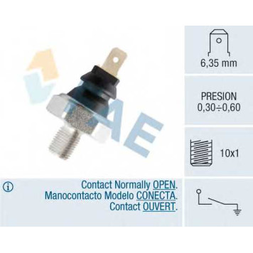 Датчик давления масла FAE 12970