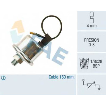 Датчик, давление масла FAE 14100