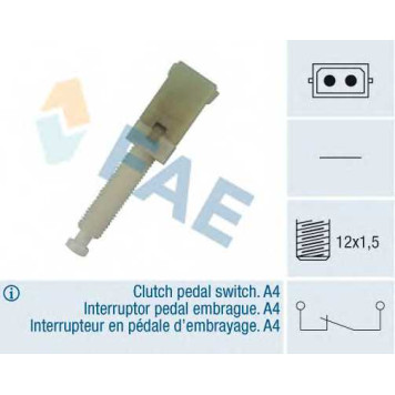 Выключатель фонаря сигнала торможения FAE 24560