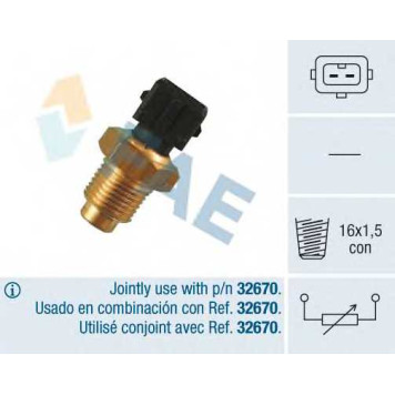 Датчик температуры охлаждающей жидкости FAE 32540
