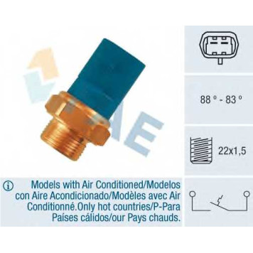 Термовыключатель вентилятора радиатора FAE 36260