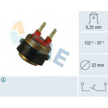 Термовыключатель вентилятора радиатора FAE 36290