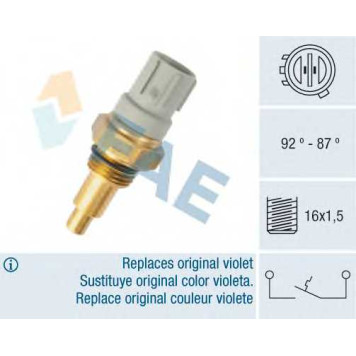 Термовыключатель вентилятора радиатора FAE 36390