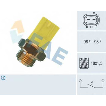 Термовыключатель вентилятора радиатора FAE 36500
