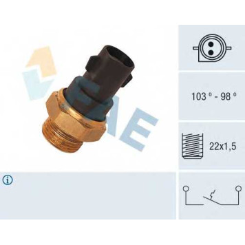 Термовыключатель вентилятора радиатора FAE 37290
