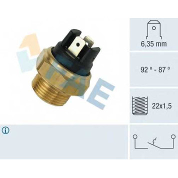 Термовыключатель вентилятора радиатора FAE 37310
