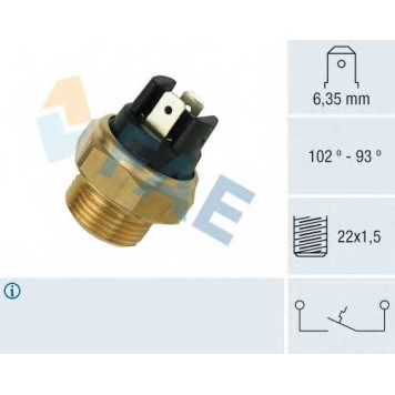Термовыключатель вентилятора радиатора FAE 37410