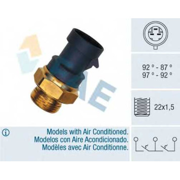Термовыключатель вентилятора радиатора FAE 37910