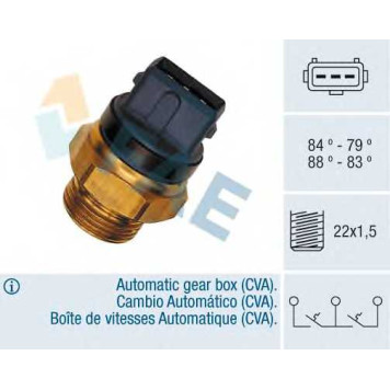Термовыключатель вентилятора радиатора FAE 37940