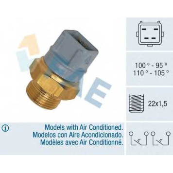 Термовыключатель вентилятора радиатора FAE 37970