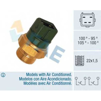 Термовыключатель вентилятора радиатора FAE 38010