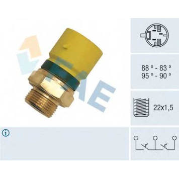 Термовыключатель вентилятора радиатора FAE 38210