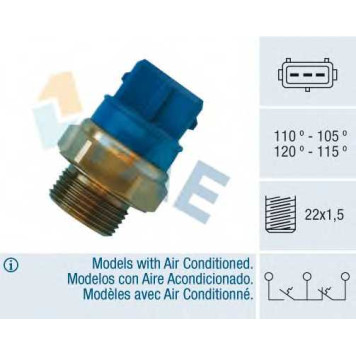 Термовыключатель вентилятора радиатора FAE 38330