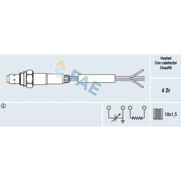 Лямбда-зонд FAE 77008