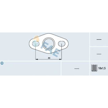 Адаптер, лямбда-зонд FAE 77021