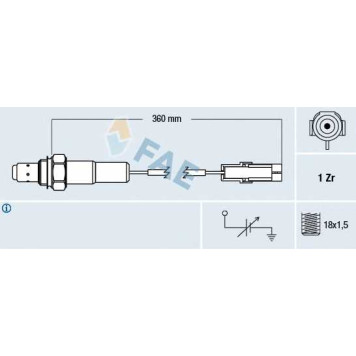 Лямбда-зонд FAE 77101