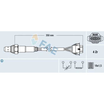 Лямбда-зонд FAE 77155