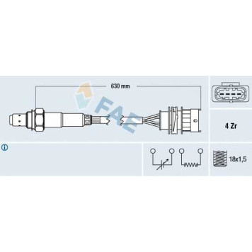 Лямбда-зонд FAE 77156