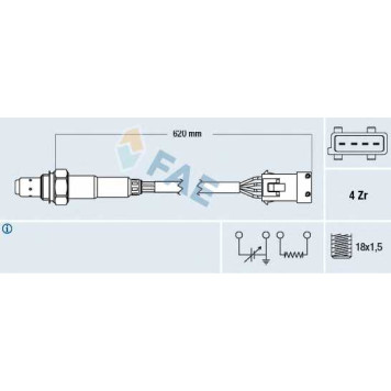Лямбда-зонд FAE 77164