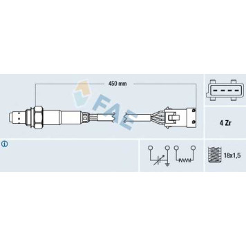 Лямбда-зонд FAE 77165