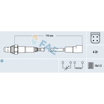Лямбда-зонд FAE 77169