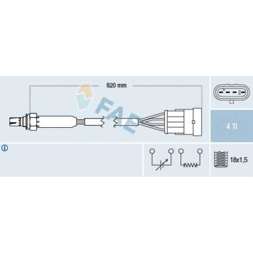 Лямбда-зонд FAE 77184