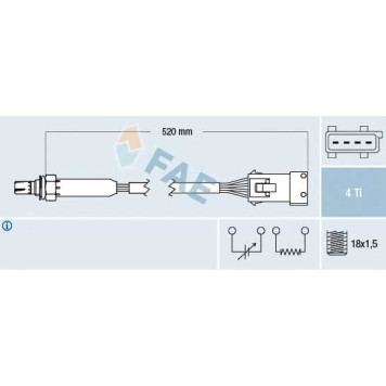 Лямбда-зонд FAE 77188