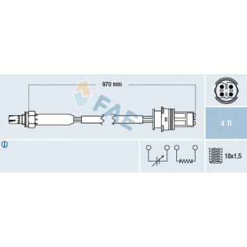 Лямбда-зонд FAE 77190