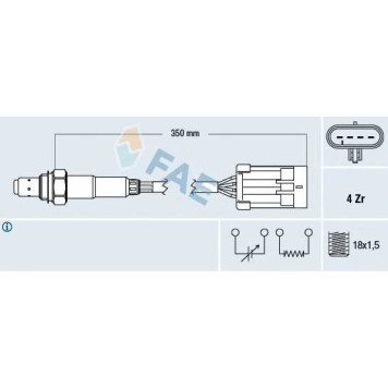 Лямбда-зонд FAE 77195