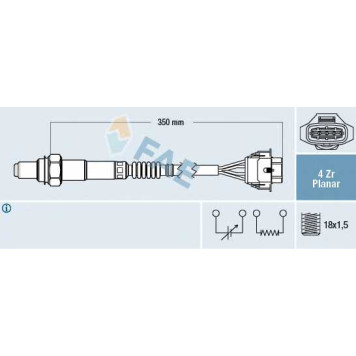 Лямбда-зонд FAE 77208