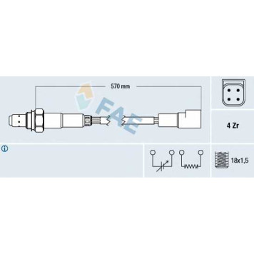 Лямбда-зонд FAE 77212