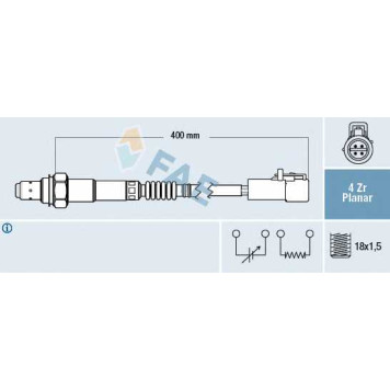 Лямбда-зонд FAE 77253